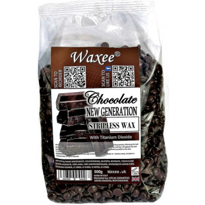 Hard wax, Film wax, stripless wax Chocolate 500g.