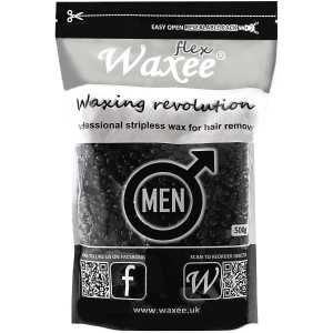 WAXEE flex- Professional stripless, film wax, 500g- For Men