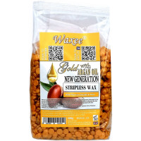 NEW GENERATION stripless wax film wax Gold with Argan oil 500g.