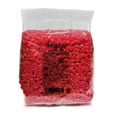 Hard wax, Film wax, stripless wax ROSE 500g.