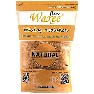 WAXEE flex- Professional stripless, film wax, 500g- Natural
