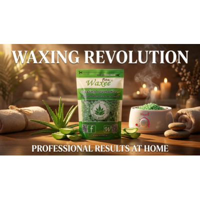 WAXEE flex- Professional stripless, film wax, 500g- Aloe