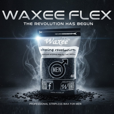 WAXEE flex- Professional stripless, film wax, 500g- For Men
