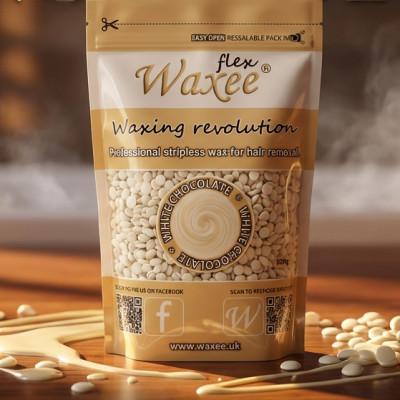 WAXEE flex- Professional stripless, film wax, 500g- White chocolate